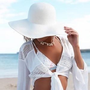 NWTs ACE OF SOMETHING Arlie Ivory Woven Hat